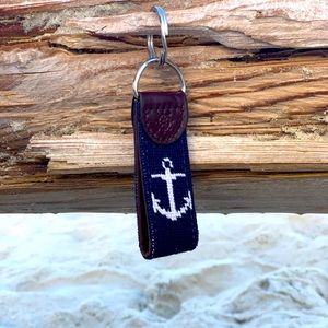 Brand new Needlepoint Anchor Key Fob